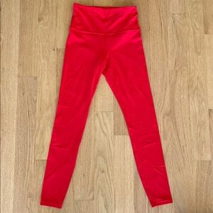Athleta Ultra High Rise Elation Tight in Bold Red